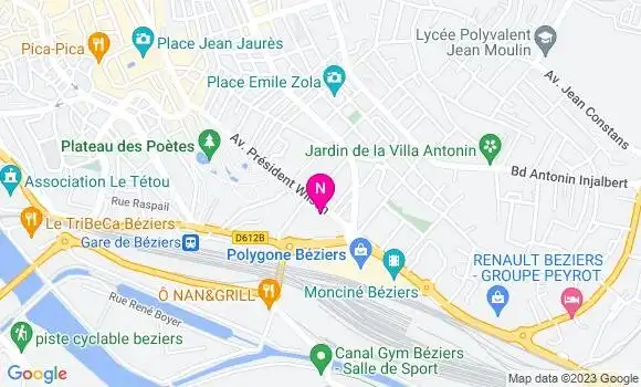 Localisation Mtre Daure Jean Vincent