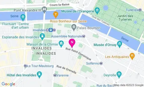 Localisation Mtre Bailly Virginie