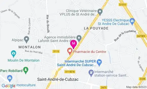 Localisation Mtre Latour Julien