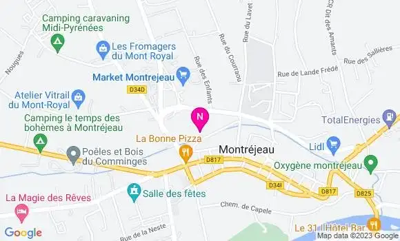 Localisation Mtre Reversat Jean Pierre