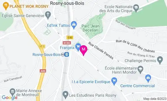 Localisation Mtre Staman Pauline