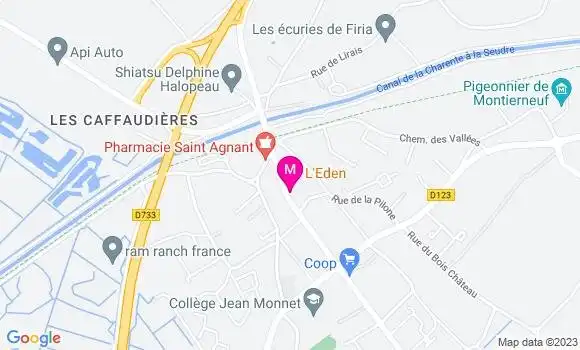 Localisation Mtre Monnetreau Christophe