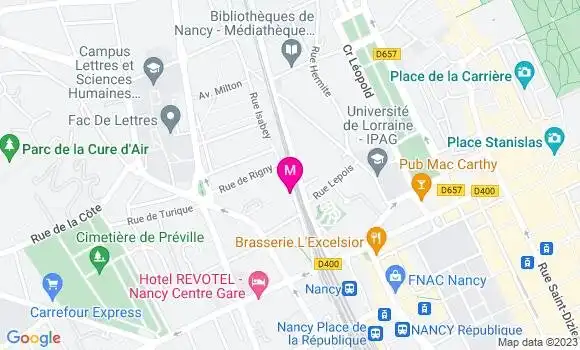 Localisation Mtre Bonne Sophie