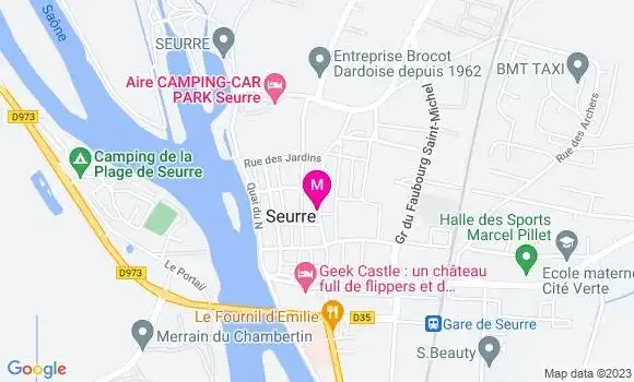Localisation Mtre Bruchon Thomas