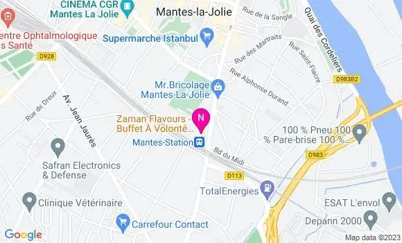 Localisation Mtre Grenaut Guillaine