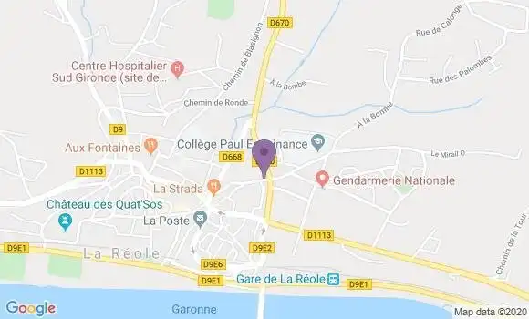 Localisation Mtre Cintas Dominique