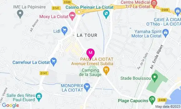 Localisation Mtre Magnan Olivier