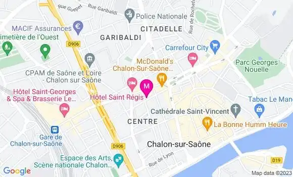 Localisation Mtre Thomas François Stanislas