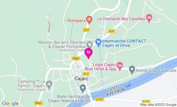 Localisation Mtre Thouron Marc
