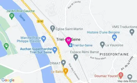 Localisation Mtre Bachelier Bernard
