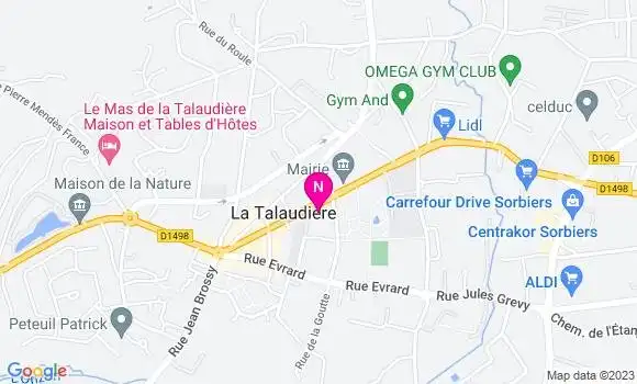 Localisation Mtre Mermet Eric