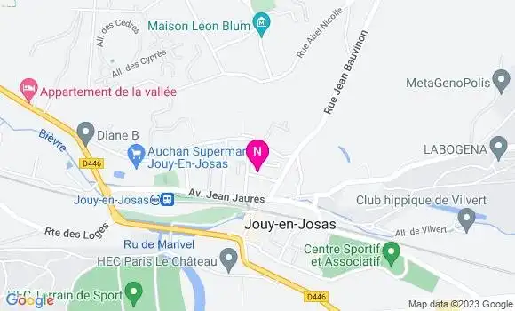 Localisation Mtre Dauvet Richard