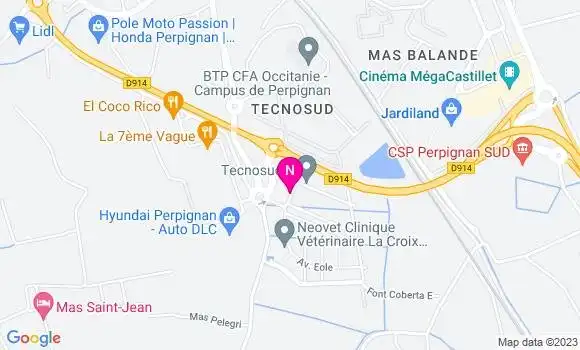 Localisation Mtre Delcos Flore