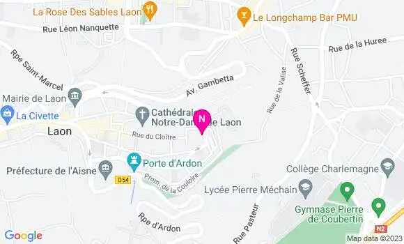 Localisation Mtre Pichard Xavier