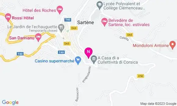 Localisation Mtre Cesari Bernadette