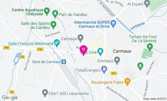 Localisation Mtre Simion Magali