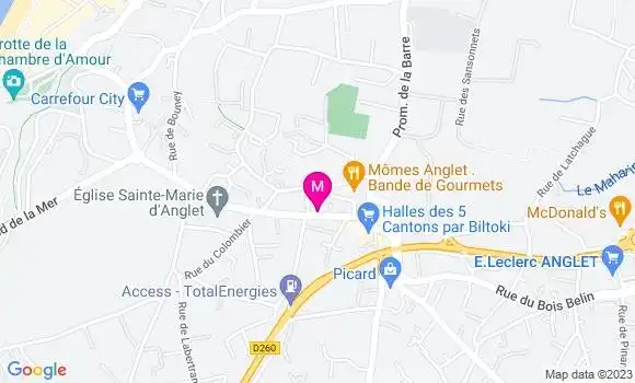 Localisation Mtre Fernandez Audrey