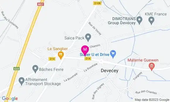 Localisation Mtre Dupuis Damien