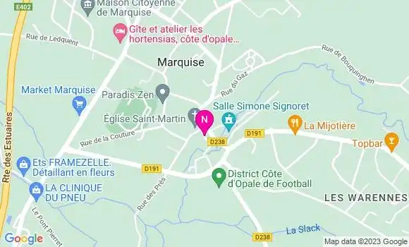 Localisation Mtre Daudruy Nicolas