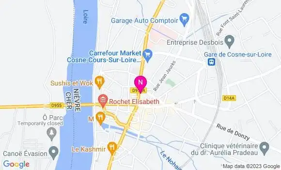 Localisation Mtre Cavet Emeline