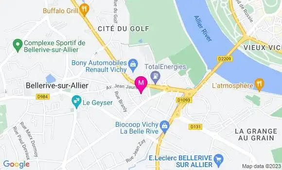 Localisation Mtre Picard Anne