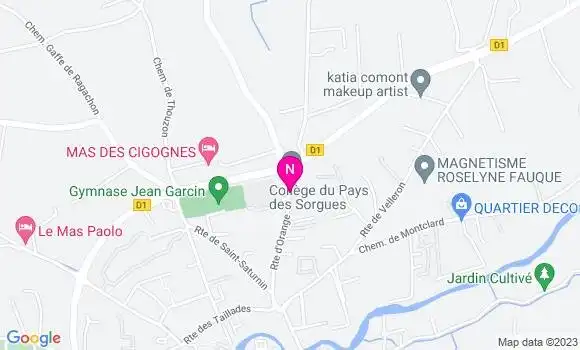 Localisation Mtre Magnan Célia
