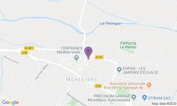 Localisation Mtre Cheroret Frédérique