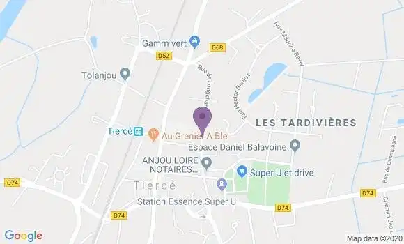 Localisation Mtre Delsaux François