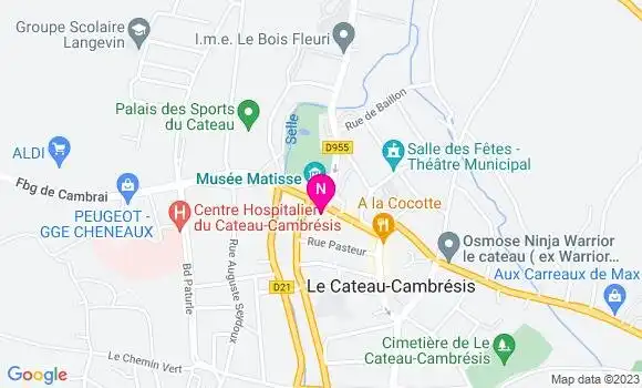 Localisation Mtre Choain Simon