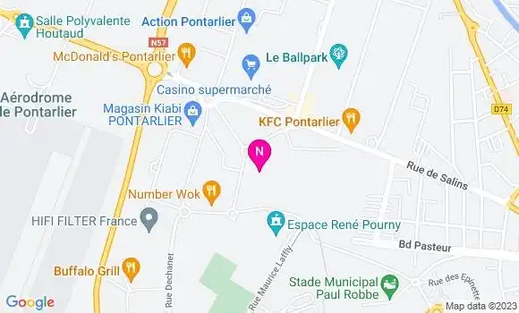 Localisation Mtre Roux Foin Sandrine
