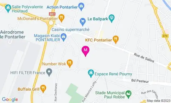 Localisation Mtre Pernet Nicolas