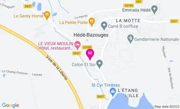 Localisation Mtre Bodic Jacky