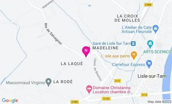 Localisation Mtre Martin Jérémy