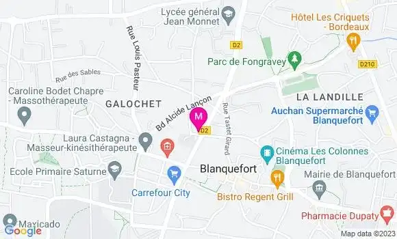 Localisation Mtre Pochat Aymeric