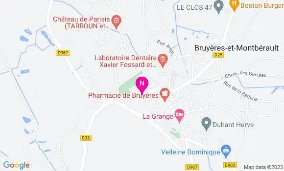 Localisation Mtre Vandorme Philippe