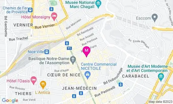 Localisation Mtre Giauffret Caroline