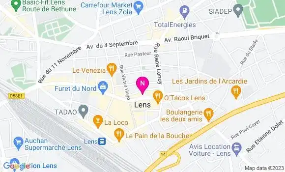 Localisation Mtre Seroux Anne
