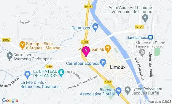Localisation Mtre Duchan Benoît