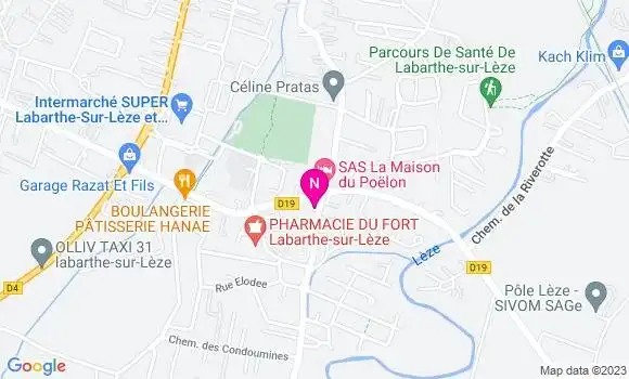 Localisation Mtre Susset Hélène