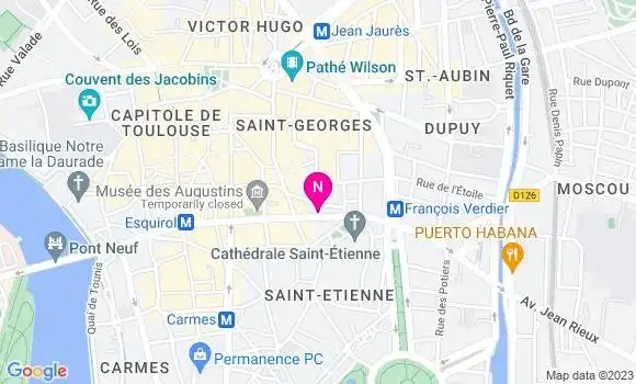Localisation Mtre Artis Alexandre