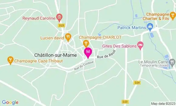 Localisation Mtre Champilou Vincent