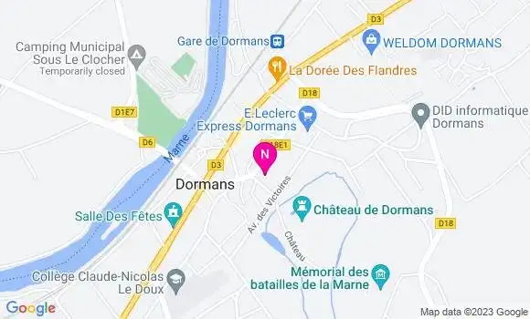 Localisation Mtre Driguet Sarah