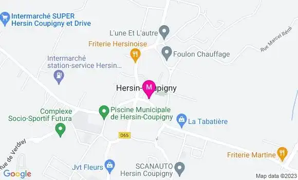 Localisation Mtre Bruniau Stéphane