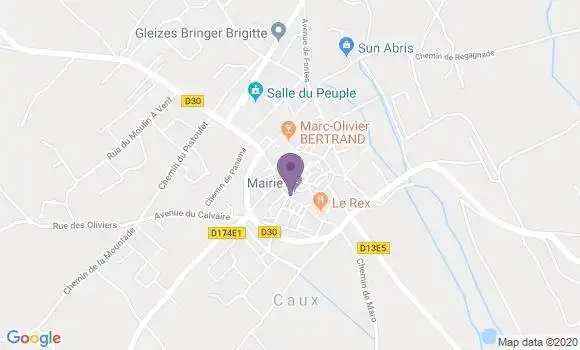 Localisation Mtre Gleizes Bringer Brigitte