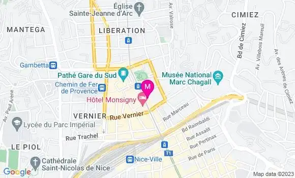 Localisation Mtre Jolly Olivier