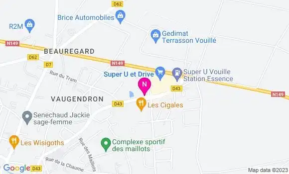 Localisation Mtre Chenagon Philippe