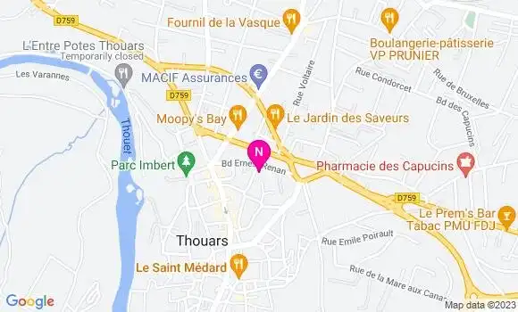 Localisation Mtre Perrinaud Eric