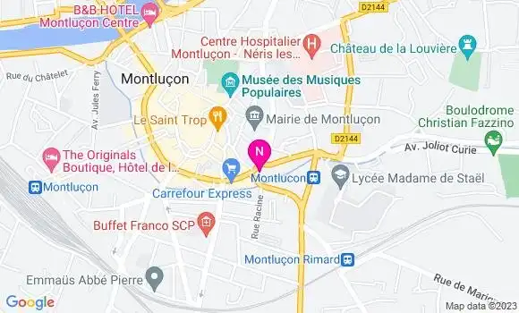 Localisation Mtre Philippon Alexandra