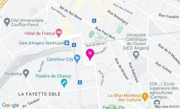 Localisation Mtre Chauveau Laurence