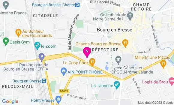 Localisation Mtre Lamberet Frank